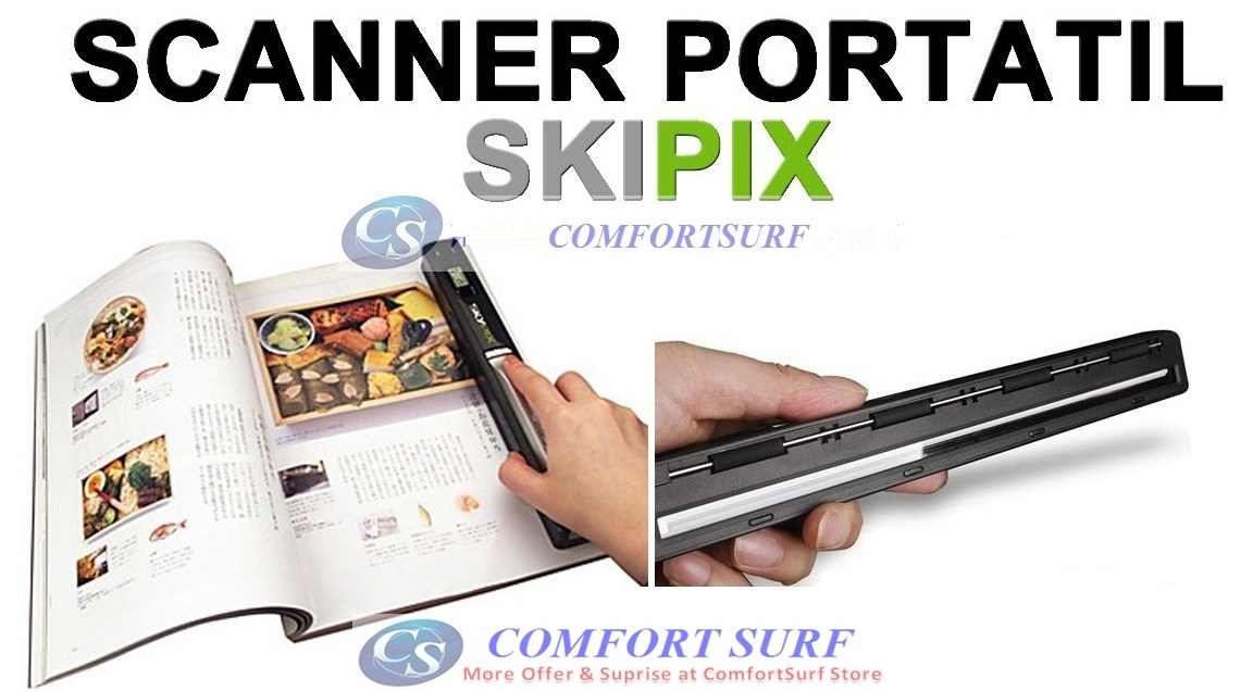 Mini Portable SkyPix Handheld / Cordless Color Scanner Printer 900dPi